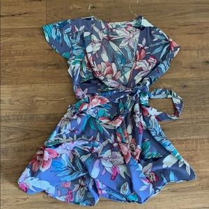 Floral Wrap dress